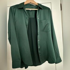 GAP Green Casual Button Down Shirt